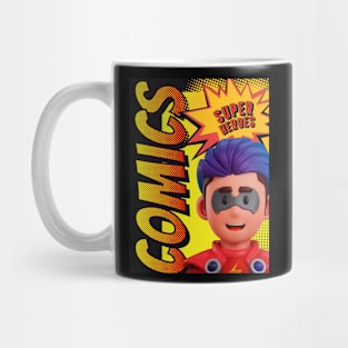 Comics Super Heroes Mug